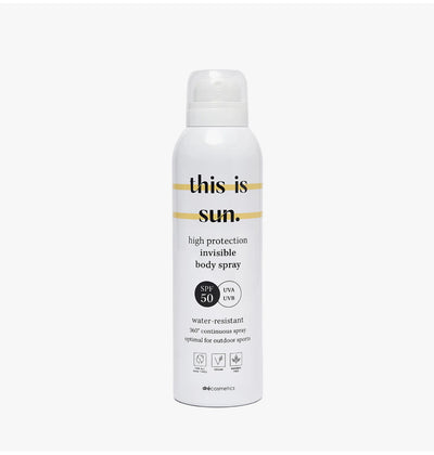 INVISIBLE Body Spray SPF50 (sport, men, kids)